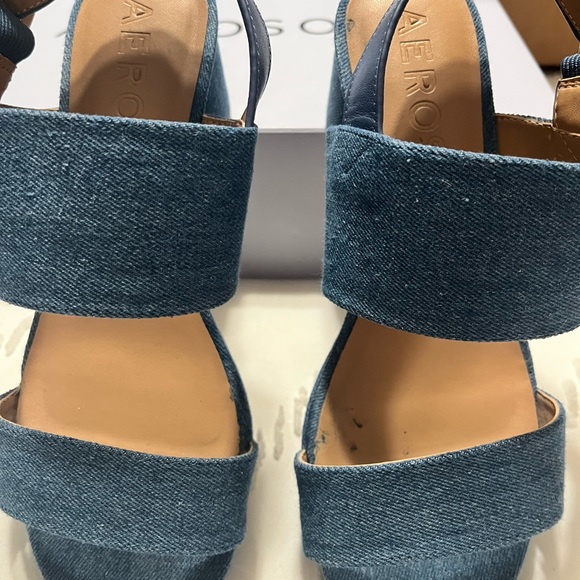 AEROSOLES Camera Blue Denim Women's Shoes - Picture 3 of 6